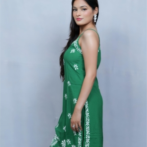 Noodles strap kurti with plazo set