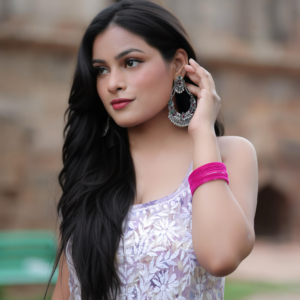 Mul printed Noodle Strap Kurti Plazzo set