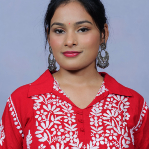 Chikankari Short Kurti